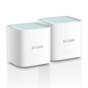 D-Link M15 | WiFi 6 Speed 1500 Mbps | Pack of 2 - Covers Upto 4000 Sq